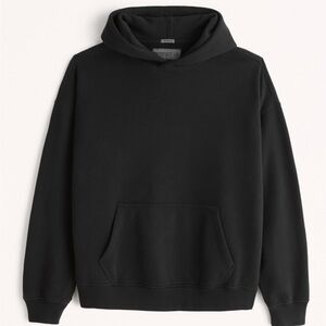 Abercrombie Oversized Black Hoodie